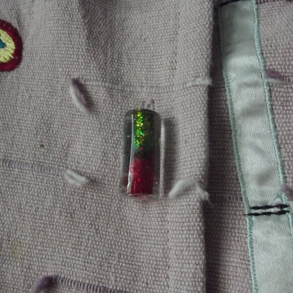 Vintage Jacket Daniel K NY Pink Cotton Jacket with Butterfly applique LARGE - Picture 8 of 15